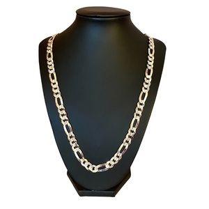 Sterling Silver 925 Figaro Chain